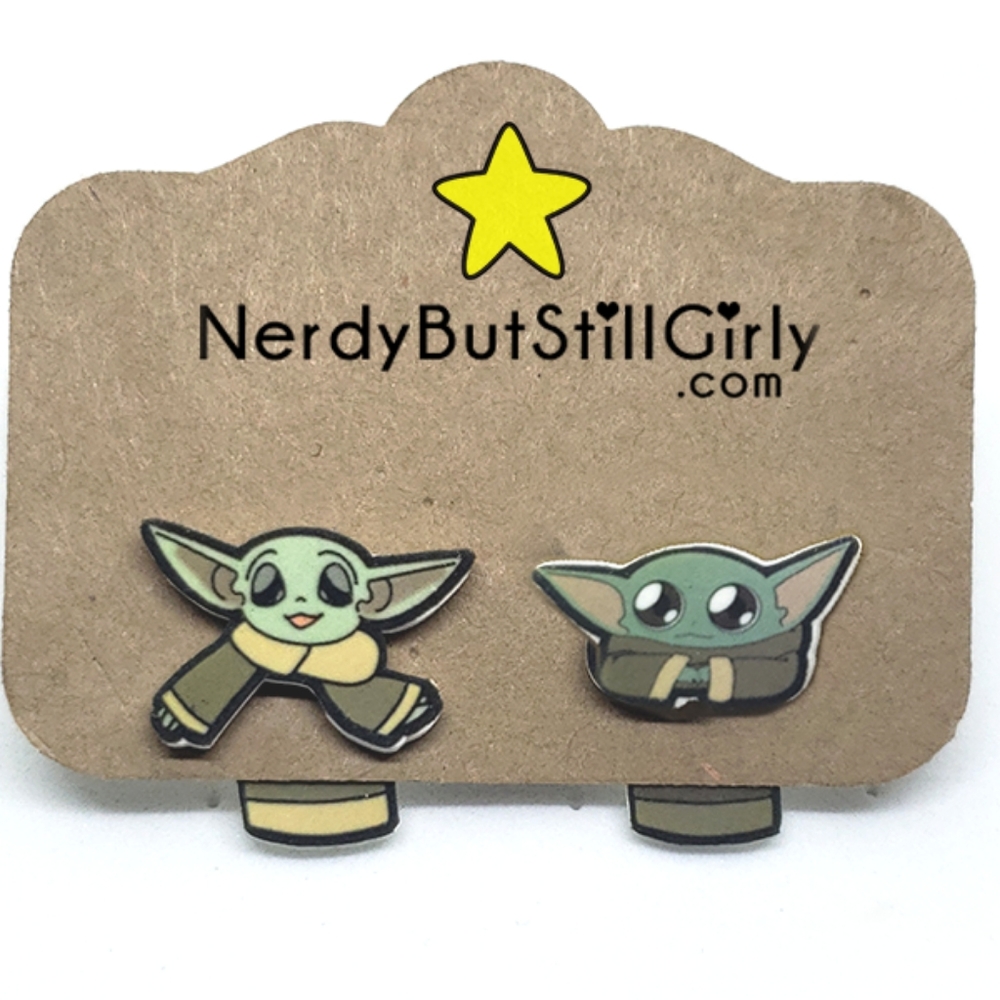 Baby Yoda Earrings (Anime/Chibi)